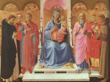 Annalena Altarbild Renaissance Fra Angelico Ölgemälde